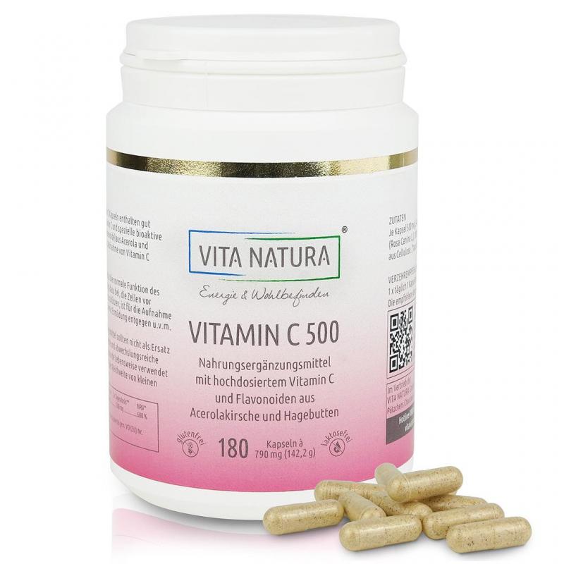 Vitamín C 500 mg 180 kapsúl